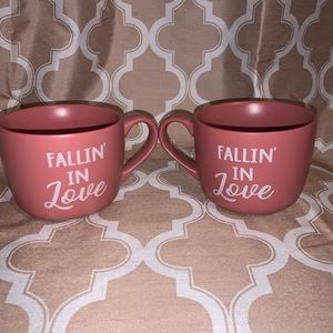 Set of 2 Threshold Love Is in the Air Mugs NEW